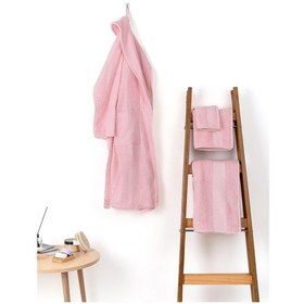 Resim Soley Minerva %100 Pamuklu Extra Yumuşak Misafir Mutfak Havlusu Pembe 