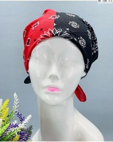 Resim D&t Shop İnce Ekmeklik Bandana Baş Bandı 158185076 Siyah-kırmızı 