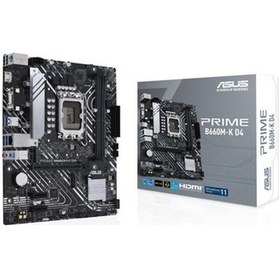 Resim Asus Prime B660m-k D4 B660 5333 Mhz Ddr4 Lga1700 Matx Anakart 