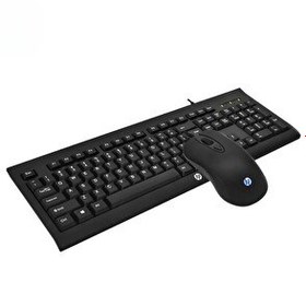 Resim HP KM100 Kablolu Klavye Mouse Set Kurulumu Kolay Tak Çalıştır Modern Tasarım Türkçe Q Klavye 