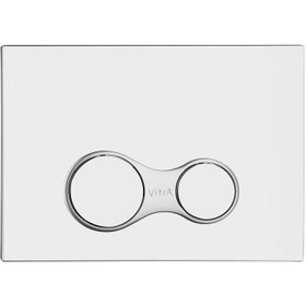 Resim VitrA Sirius 740-0480 Kumanda Paneli, Parlak Krom - Mat Krom 