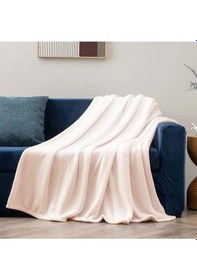Resim Mulberry Wellsoft Tek Kişilik Battaniye Sıcak Battaniye Tv Dekor Battaniyesi 100 x 170 Krem 