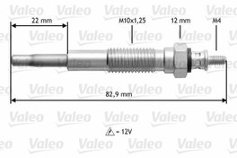 Resim KIZDIRMA BUJİSİ Y-701J FORD RANGER 2.5-KIA SPORTAGE 2.0-MAZDA 2.5D 4WD YM-VITARA 2.0 TD 