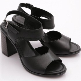 Resim Dgn 1300 Kadin Topuklu Sandalet 1300-2497-R1534 Siyah 