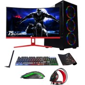 Resim Ramtech DG257 İ5-6500 8gb Ram 128GB SSD 500GB HDD 4gb Ekran Kartlı 27" Oyuncu Pc 