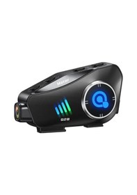 Resim Motosıklet Kask Bluetooth Kulaklık Intercom Su Geçirmez Kameralı Hd1080p 