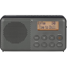 Resim Sangean Dpr-64 Gri Siyah Dpr-64 Dab+, Fm Radyo, Alarm, Erteleme 