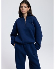 Resim Ravel Fermuarlı Detay Lacivert Eşofman Takım Lacıvert 