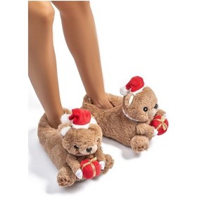 Resim Twigy Regalo Kadın Hayvanlı Panduf Kahverengi 36/41 CC0627 