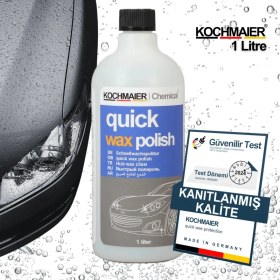 Resim Kochmaier Hızlı Cila Wax Araç Boya Koruma ve Parlatıcı 1 Litre 