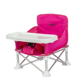 Resim Nanny Deluxe Portatif Katlanabilir Mama Sandalyesi Fuşya 