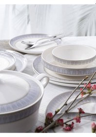 Resim Pierre Cardin Rolia 60 Parça Yemek Takımı Gümüş 