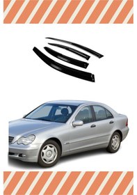 Resim Mercedes C (W203) 2000-2007 Modellerine Özel 4'lü Mügen Tip Cam Rüzgarlığı 