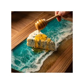 Resim 39 Art Studio Bright Ocean Ceviz Sunum Tahtası - 48X32 cm 