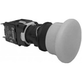 Resim Emas B100MB B Serisi Plastik 1NO Yaylı 40 mm Mantar Beyaz 22 mm Buton 