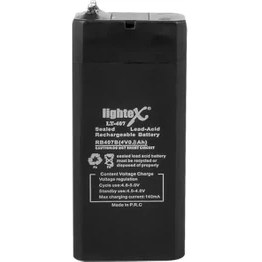 Resim Lightex LT-407 4 Volt 0.8 Amper Akü 