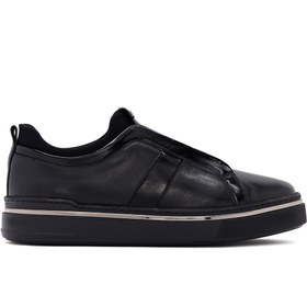Resim Derimod Erkek Siyah Deri Sneaker,Kışlık Spor Ayakkabı 25WFD654514 