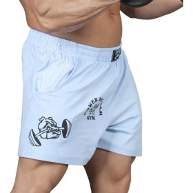 Resim Big Sam Fitness Antrenman Şortu Kısa Kesim Mavi 1326 