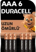 Resim Duracell Alkalin AAA İnce Kalem Piller 1.5 V LR03/MN2400 6’lı 