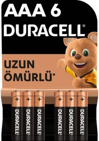 Resim Duracell Alkalin AAA İnce Kalem Piller 1.5 V LR03/MN2400 6’lı 