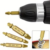 Resim 6 Parça HSS Kırık Vida Çıkarıcı Matkap Ucu Seti - Otomotiv Tamiri/Ev Geliştirme için Temel! Vidalama Alet Kutusu Dahil, İnatçı Hasarlı Vidaları Tek Seferde Çıkarır 