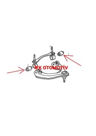Resim 1992-1995 Honda Civic Ön Alt Üst Salıncak Burcu Burç Seti 