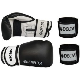 Resim Delta_Store Delta Spider Dura-Strong Boks Eldiveni + Boks El Bandajı Seti (528739554) 