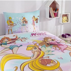 Resim Taç Winx Magic Lisanslı Nevresim Takımı 