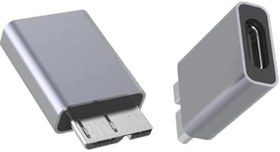 Resim Alfais 4570 Usb Type C To Micro B Usb Çevirici Dönüştürücü Adaptör 