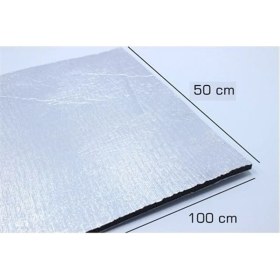 Resim 3 Adet Petek Radyatör Arkası Folyo Plaka Kalorifer Soba Arkalığı Alüminyum Isı Yalıtım Folyosu 