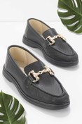 Resim Bambi Siyah Kadin Loafer Ayakkabi K01659110409 Bambi