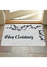 Resim Hoş Geldiniz Yazılır Coco Görünümlü Dekoratif Dış Kapı Önü Ve Iç Mekan Paspası Çok Renkli 