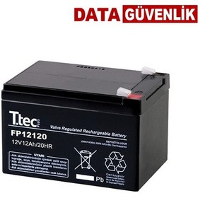 Resim Ttec 12v-12ah Bakımsız Kuru Akü 