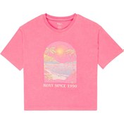Resim Roxy Sun For All Seasons Kız Çocuk Pembe Tişört 
