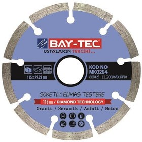 Resim Baytec Soketli Elmas Testere 180 Mm Mk0265 