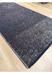 Resim Hoom Rugs Vintage Vtg 105 Antrasit Dekoratif Yıkanabilir Kilim Antrasit 
