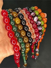 Resim Efe Boy Şak Şak Maskot Akrilik Tesbih 3 Adet Karışık Renk T-772 