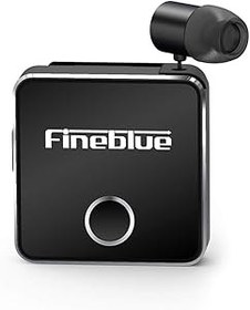 Resim Docooler Fineblue F1 Kablosuz Kulaklık BT 5.0 Kulaklık Klipsli Çekilebilir Kablo Müzik Kulaklığı Titreşimli Alarm Serbest Konuşma Mikrofonlu Çoklu Nokta Bağlantısı 