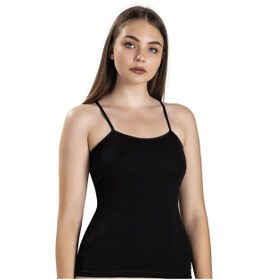 Resim Jiber Kadın İp Askılı Likralı Atlet 503 6 Adet 001 