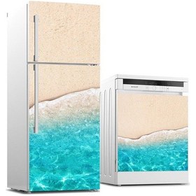 Resim Buzdolabı Ve Bulaşık Makinası Beyaz Eşya Sticker Kaplama Kumsal 