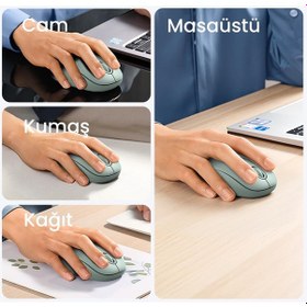 Resim Ugreen 90672 2400DPI 2.4Ghz Wireless Kablosuz Sessiz Mouse 