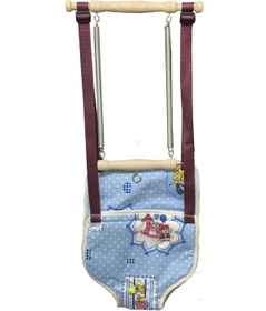 Resim Mavi Renk Erkek Çocuk Hoppalası Zıp Zıp 18 Kg Ye Kadar Taşıma 