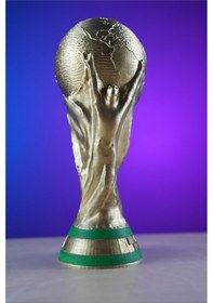 Resim Fifa World Cup 25 Cm Katar Dünya Kupası Gold Dev Boy Altın 