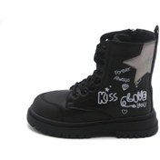 Resim Pepino Trendyshose1566 İçi Polarlı Soğuk Geçirmez Çocuk Bot Sıyah Siyah 