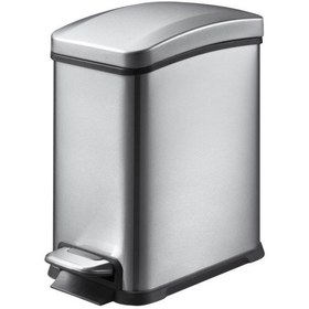Resim Prima Nova Rejoıce"Çelik Mutfak Banyo Ofis Pedallı Çöp Kovası 8 lt 
