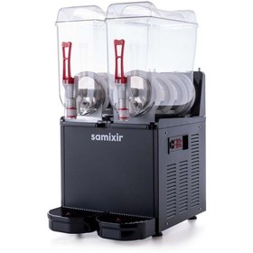 Resim Samixir Slush Twin Meyve Suyu Dispenseri 12+12 Litre 