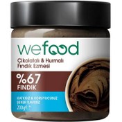 Resim WEFOOD Çikolatalı Hurmalı Fındık Ezmesi 200g 
