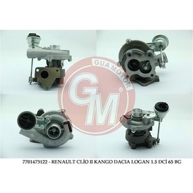 Resim Turbo Komple Clıo Iı 01 Symbol 02 Kango 02 Dacıa Logan 05 Mıcra 03 1.5dcı K9k 65 Bg 