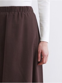 Resim LC Waikiki TexX Store Kalitesi Beli Lastikli Poplin Kloş Etek 