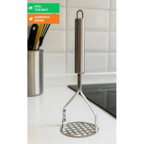Resim Senz Patates Ezici Paslanmaz Metal, Patates Ezici Püre Yapıcı 